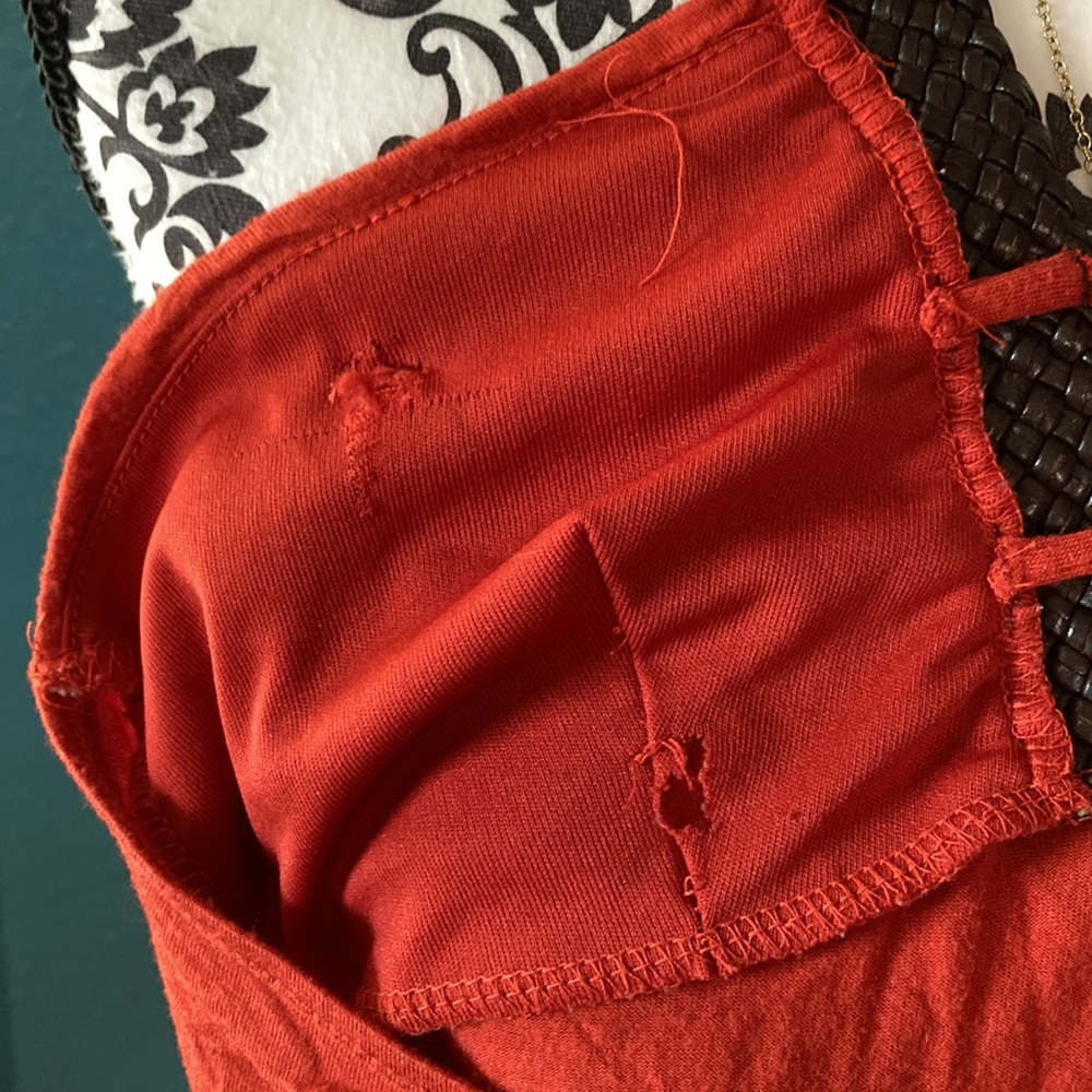 MUST BUNDLE: Rue21 | Women’s Blood Orange Halter Top - Picture 6 of 7